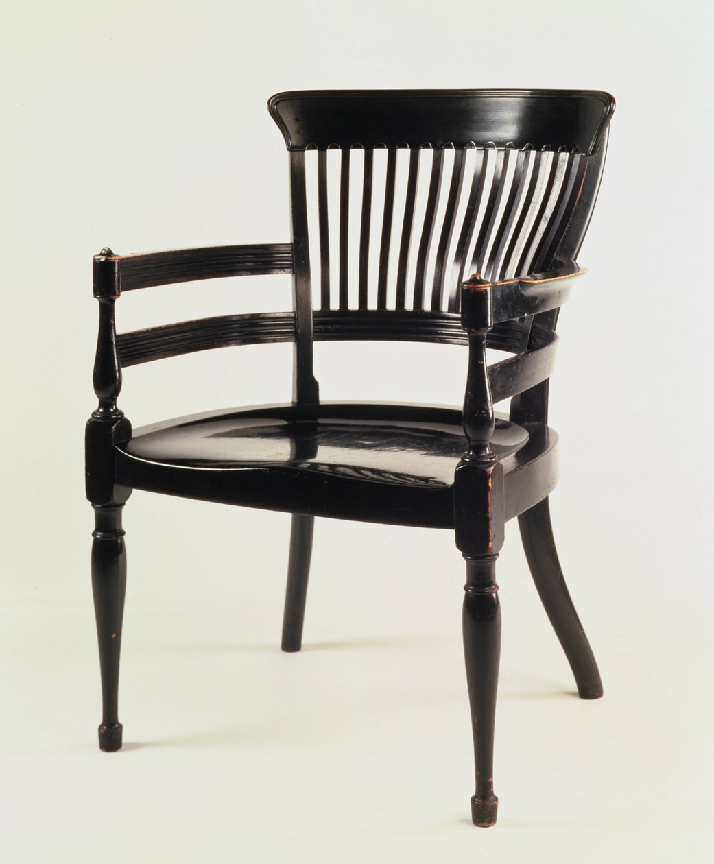 Armchair, manufactured by James Peddle by Edward William Godwin
