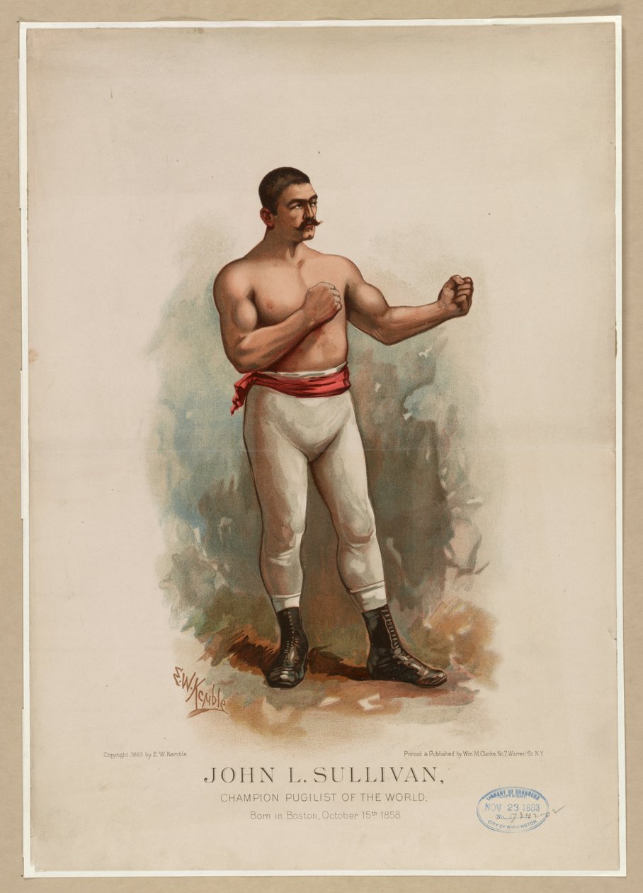 John L. Sullivan, Champion Pugilist of the World by Edward Windsor Kemble