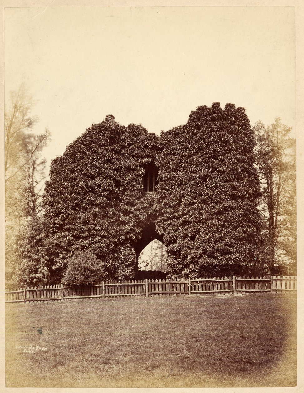 View of a Folly in Roundhay Park by Edward Wormald