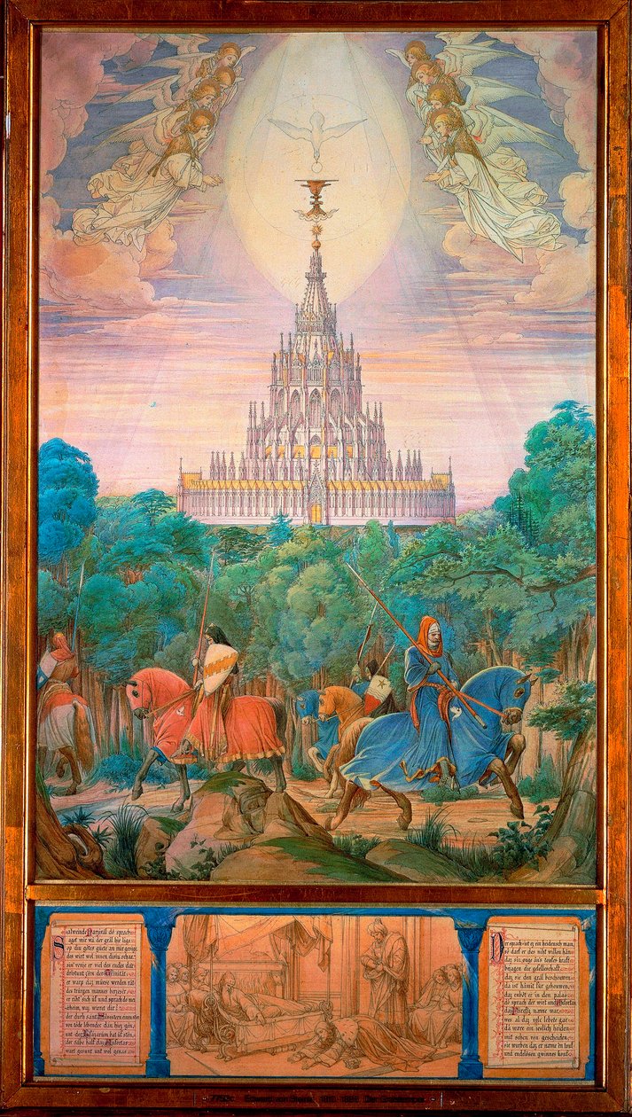 The Temple of the Holy Grail by Edward von Steinle