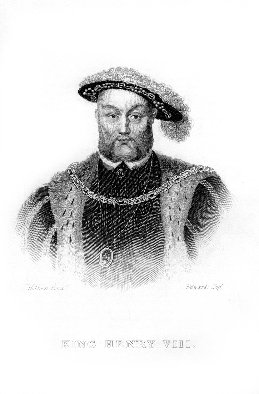 Henry VIII, 19th century by Edwards: Buy fine art print