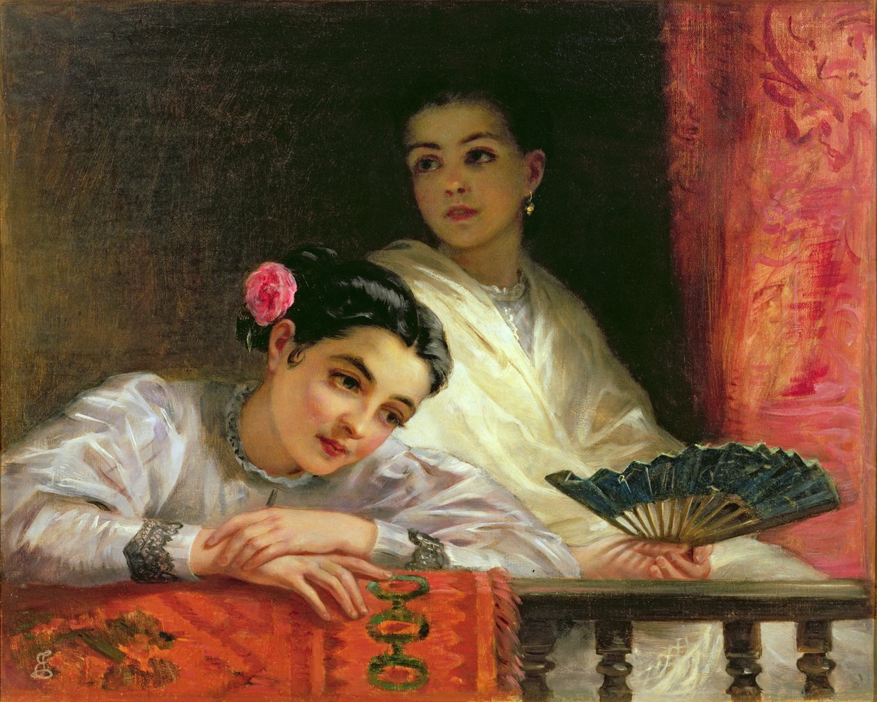 The Balcony, 1875 by Edwin Longsden Long
