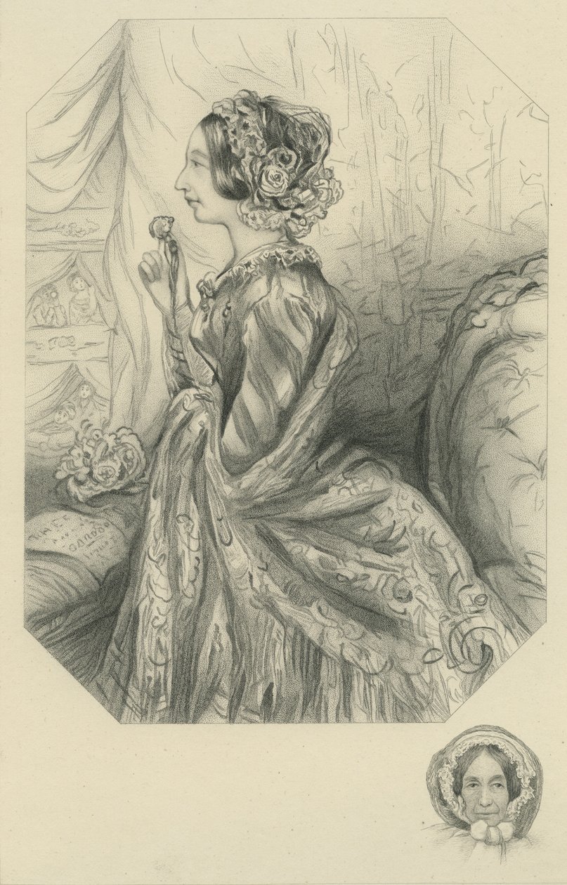 Mrs. John Dickens - Mother of Charles Dickens by Edwin Roffe