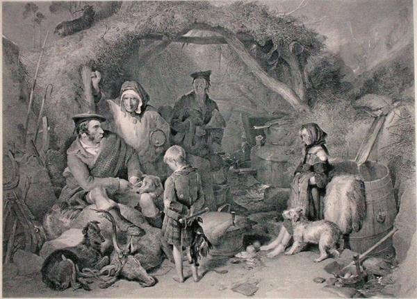 The Highland Whiskey Still, Engraved by Robert Graves, Published 1876 by Edwin (after) Landseer