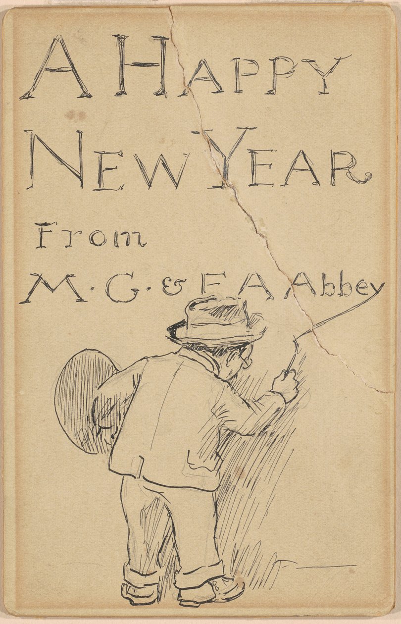 A Happy New Year by Edwin Austin Abbey