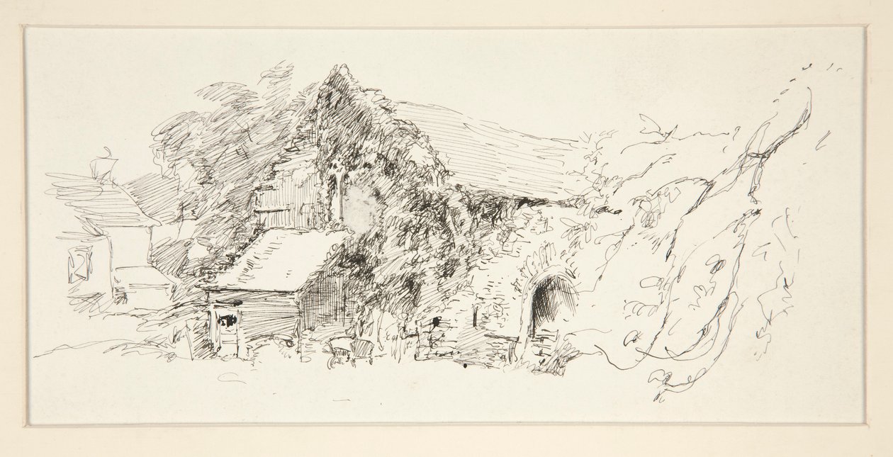 Architectural Study by Edwin Austin Abbey