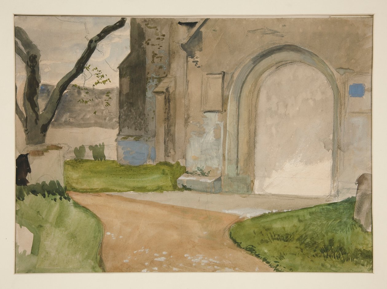 Architectural Study by Edwin Austin Abbey