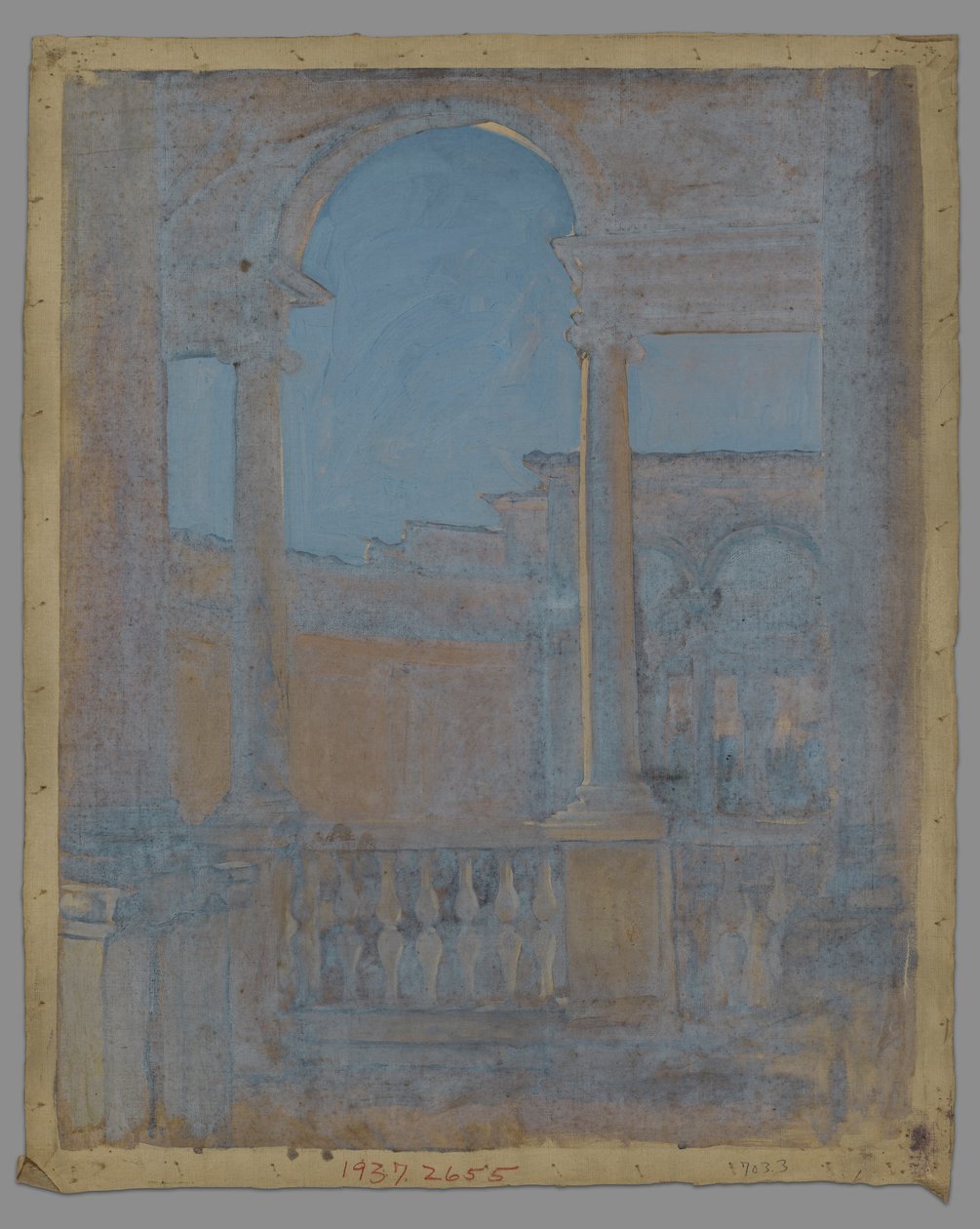 Architectural Study by Edwin Austin Abbey
