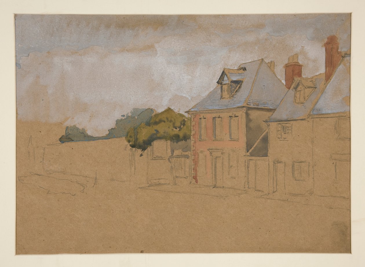Architectural Study by Edwin Austin Abbey