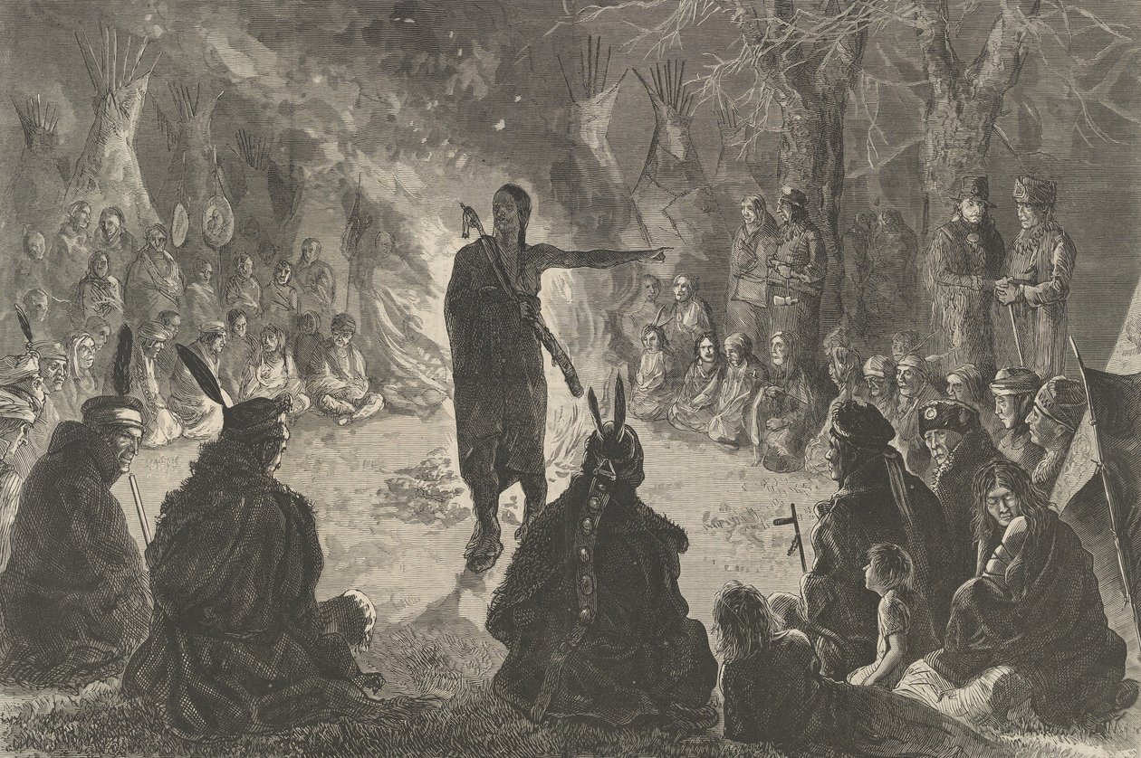 Around the Council Fire, The Young Brave
