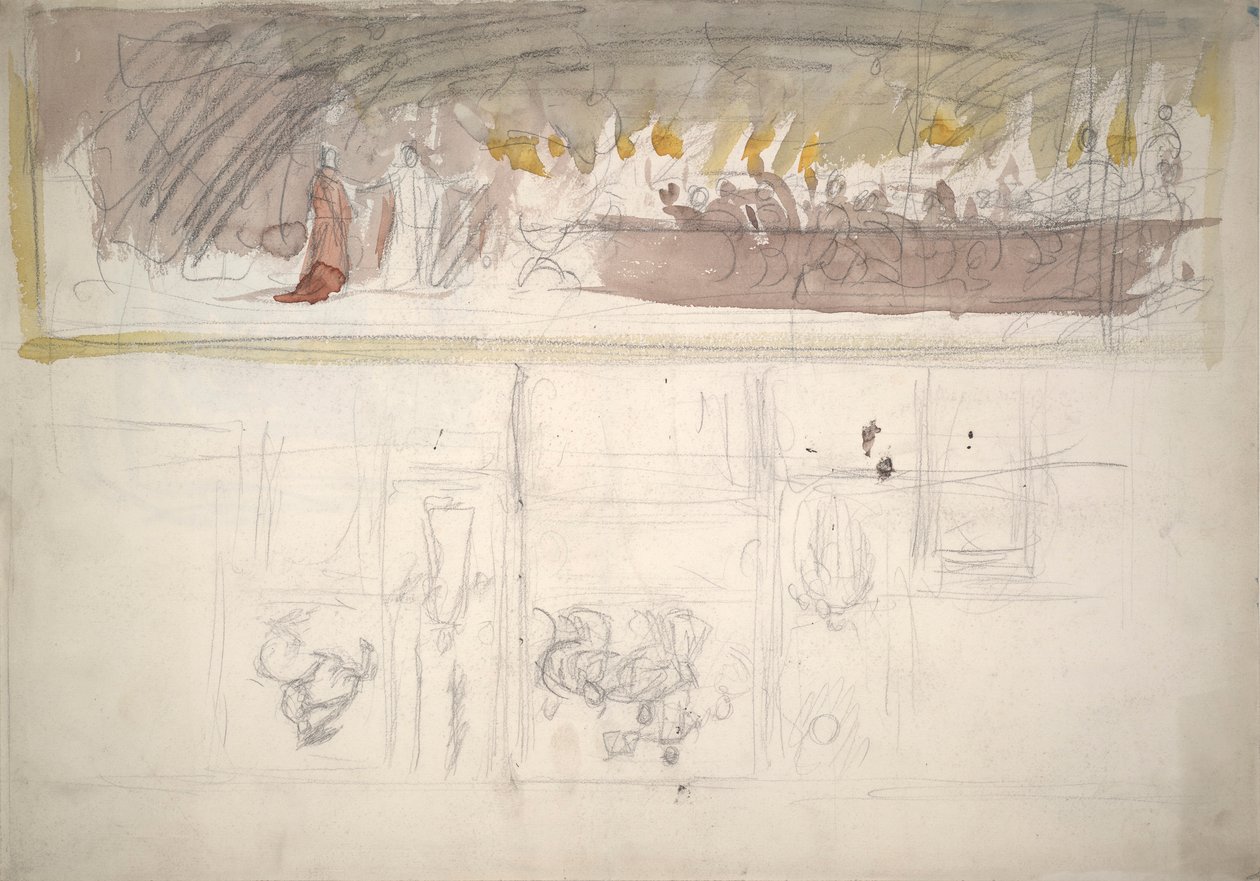 Composition Study by Edwin Austin Abbey
