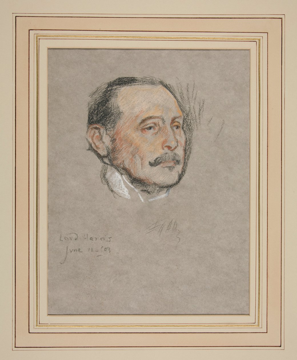 Coronation of Edward VII Portrait: George Canning Harris, Baron by Edwin Austin Abbey