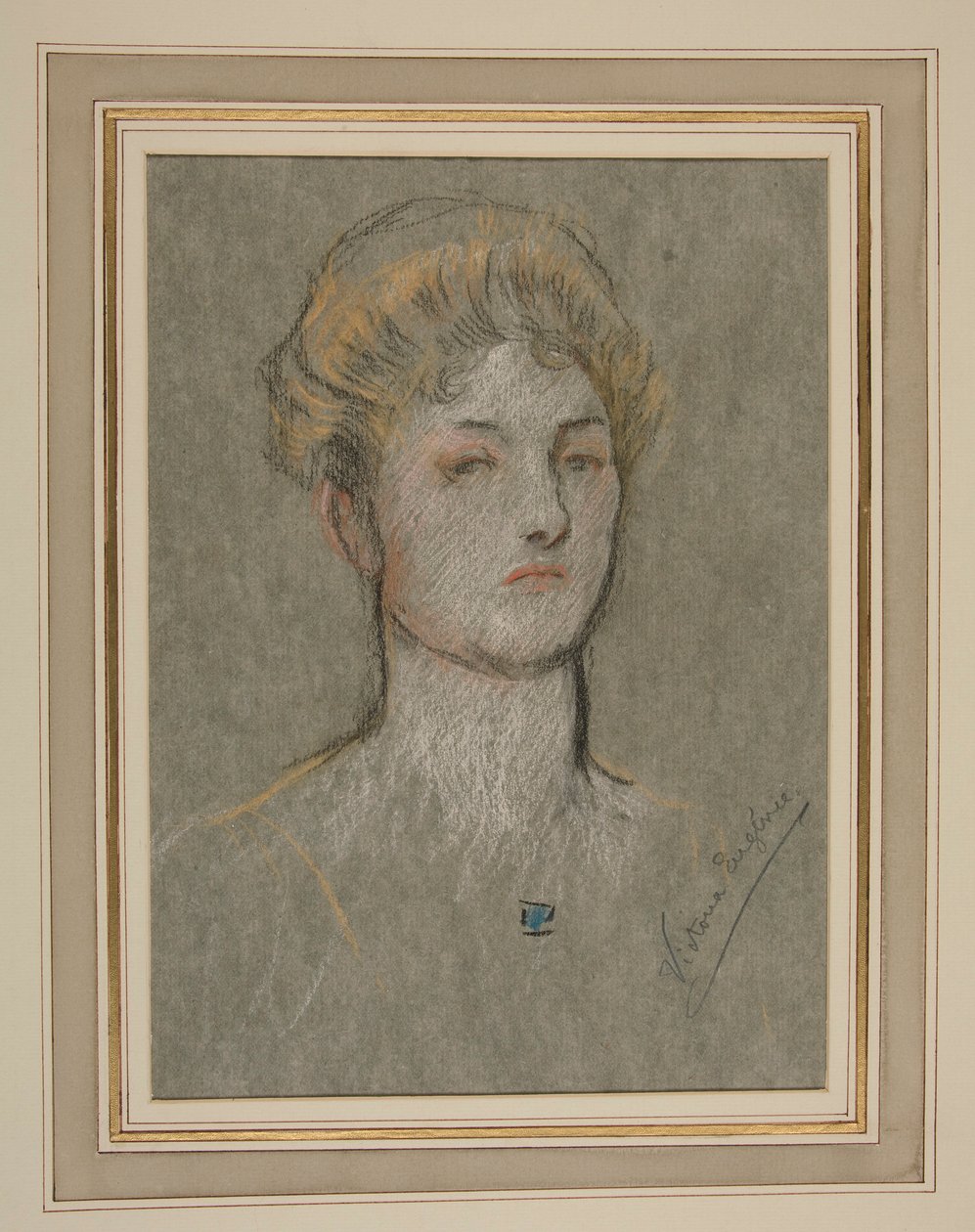 Coronation of Edward VII Portrait: Princess Victoria Eugenia of Battenberg by Edwin Austin Abbey