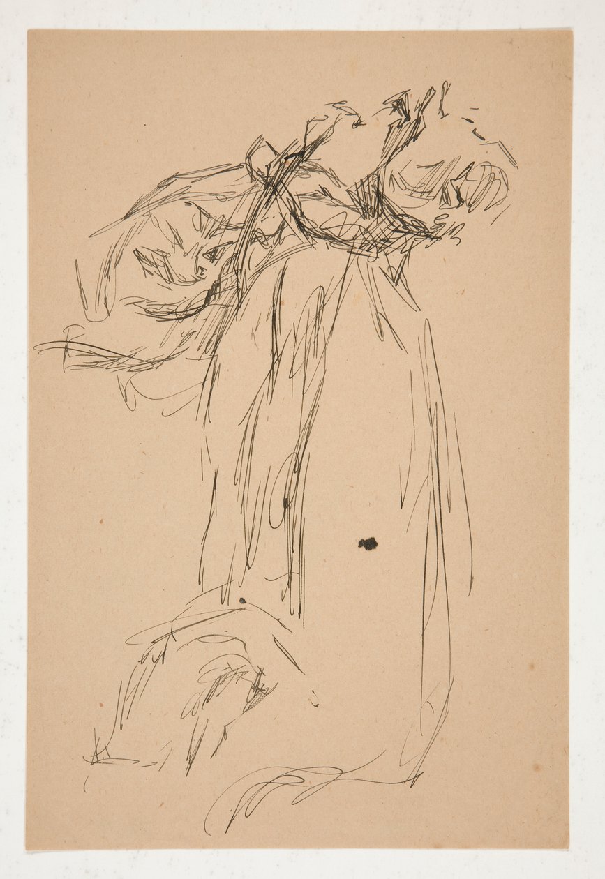 Drapery study by Edwin Austin Abbey