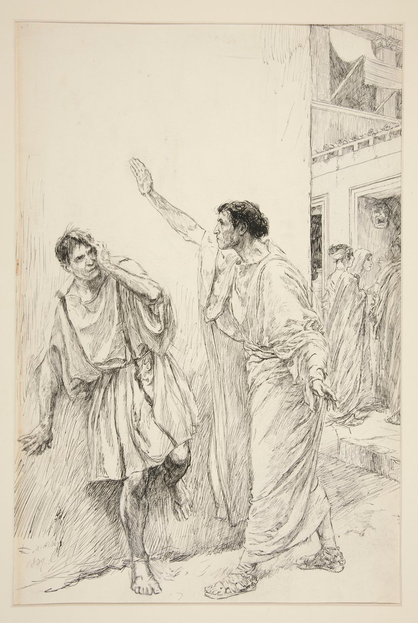 Dromio of Ephesus by Edwin Austin Abbey