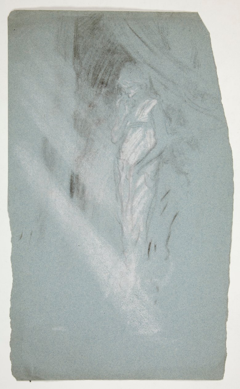 Figure of a Woman (unidentified illustration) by Edwin Austin Abbey