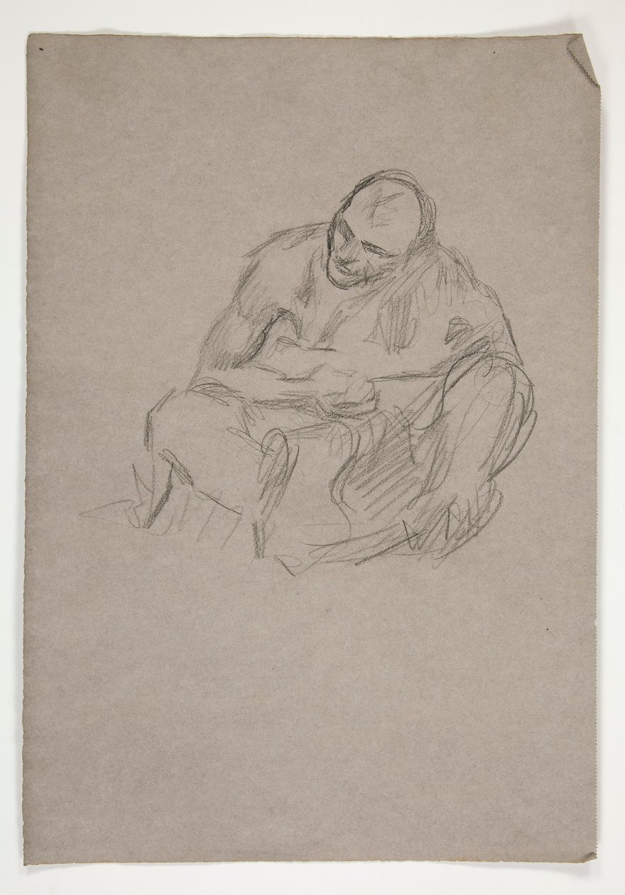 Figure study by Edwin Austin Abbey