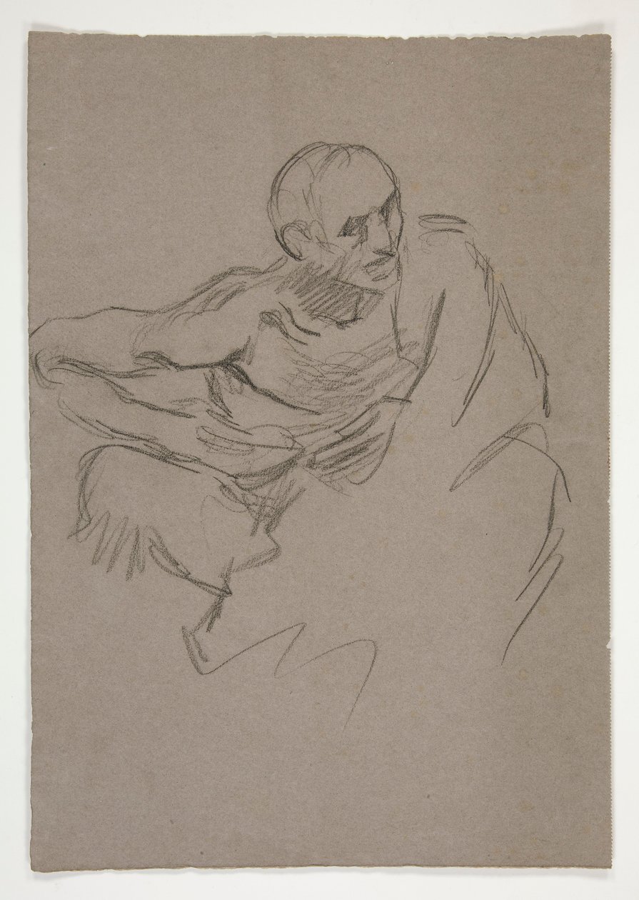Figure study by Edwin Austin Abbey