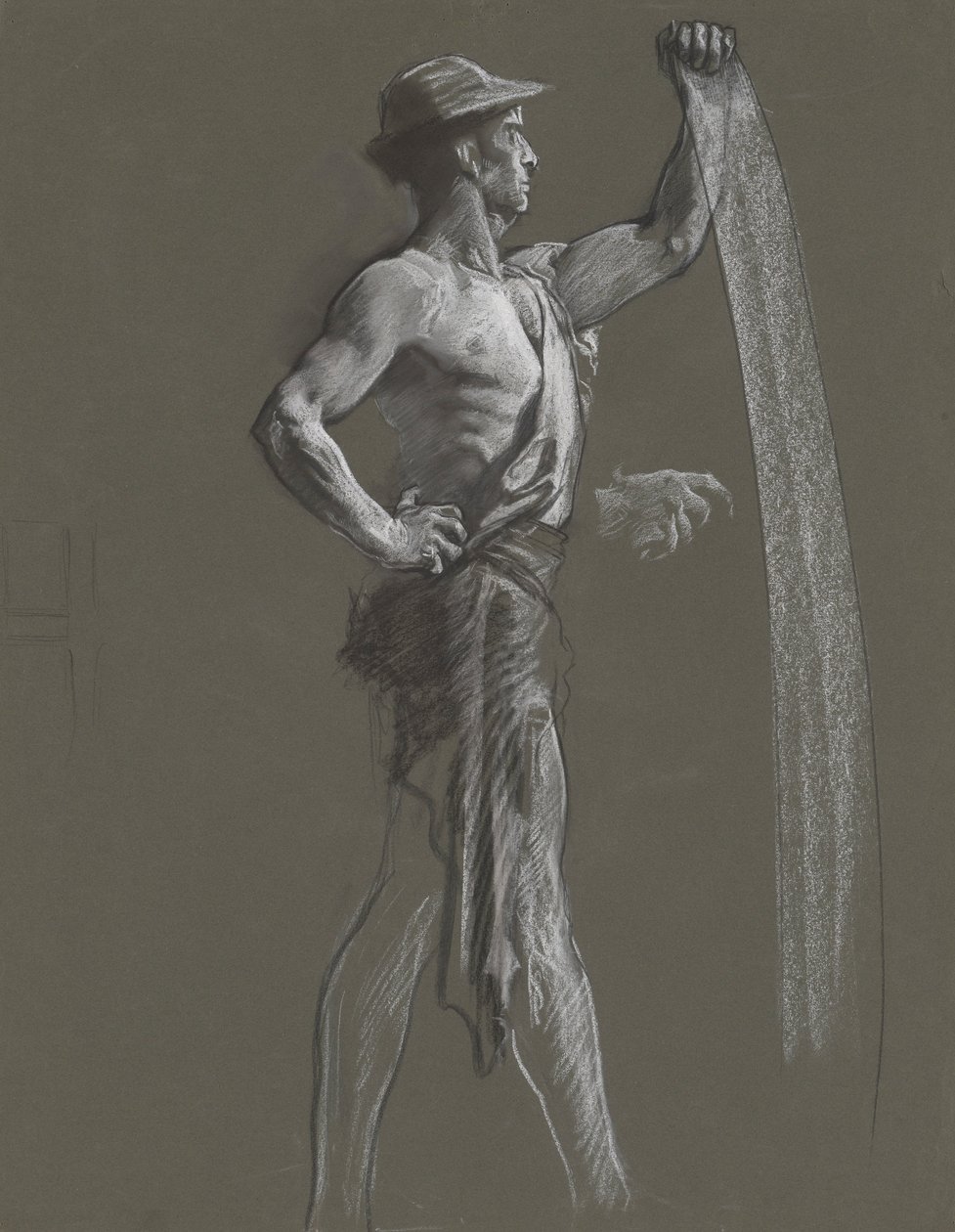 Figure Study by Edwin Austin Abbey