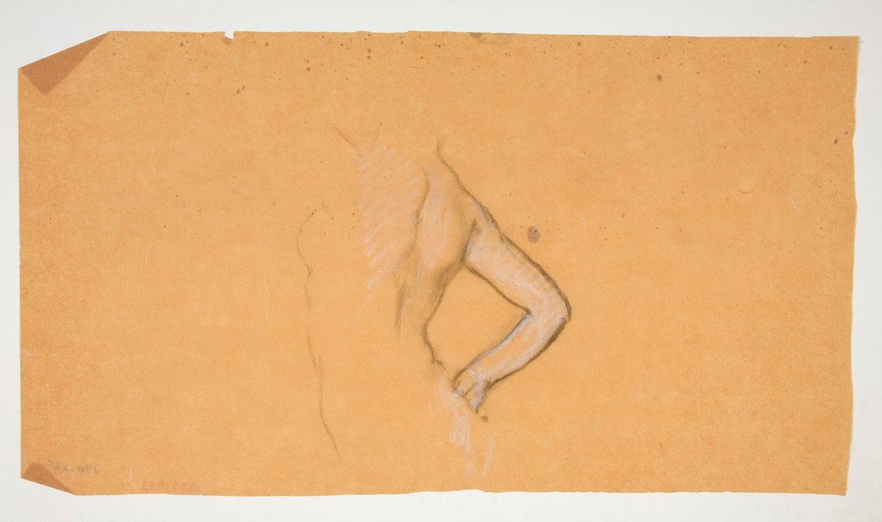 Figure Study for Mural at the State Capitol Building in Harrisburg, Pennsylvania, 1902-1911 (completed by John Singer Sargent) by Edwin Austin Abbey
