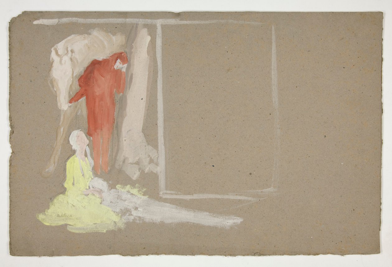 Group of Figures - Unidentified Illustration by Edwin Austin Abbey