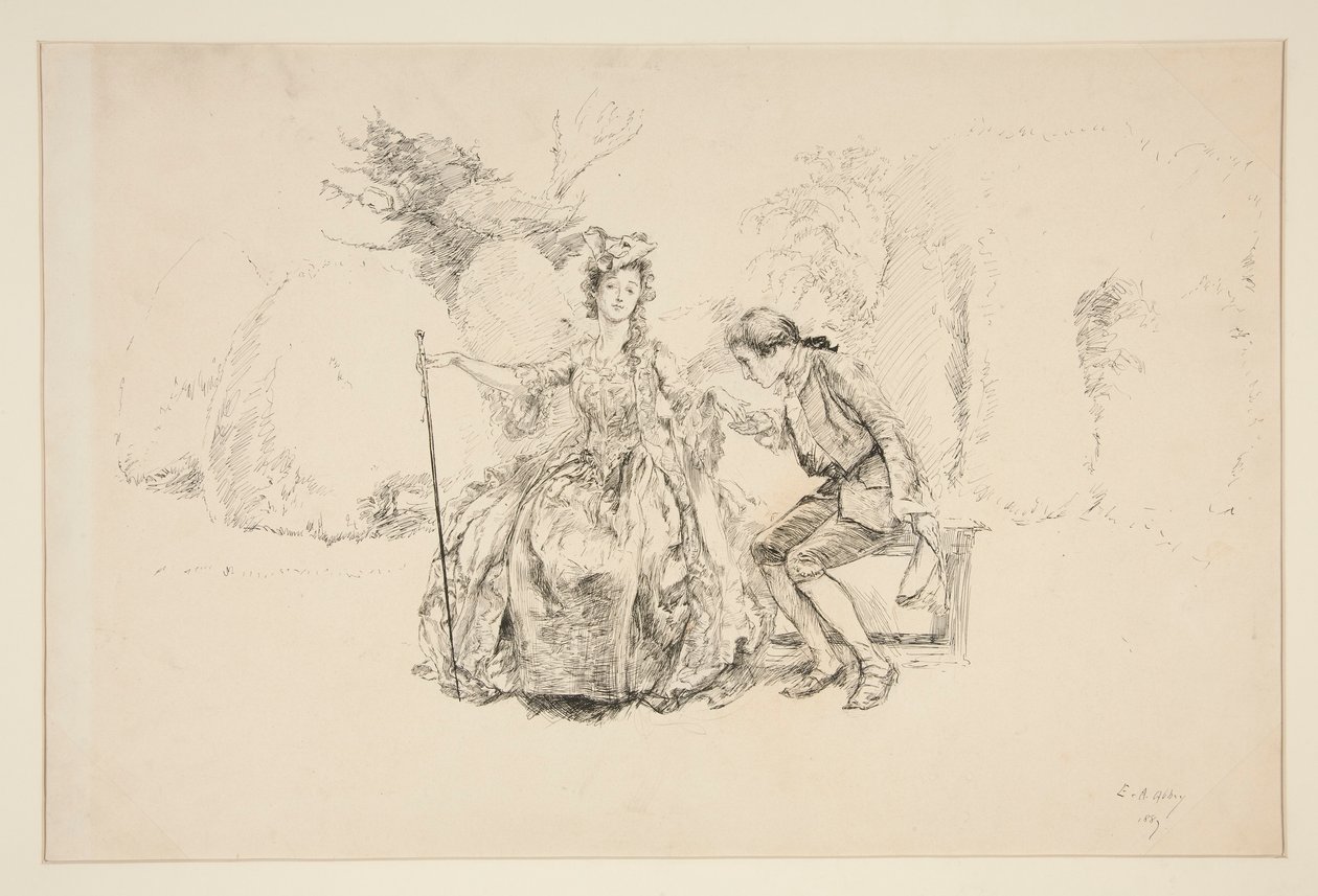 Illustration for... by Edwin Austin Abbey