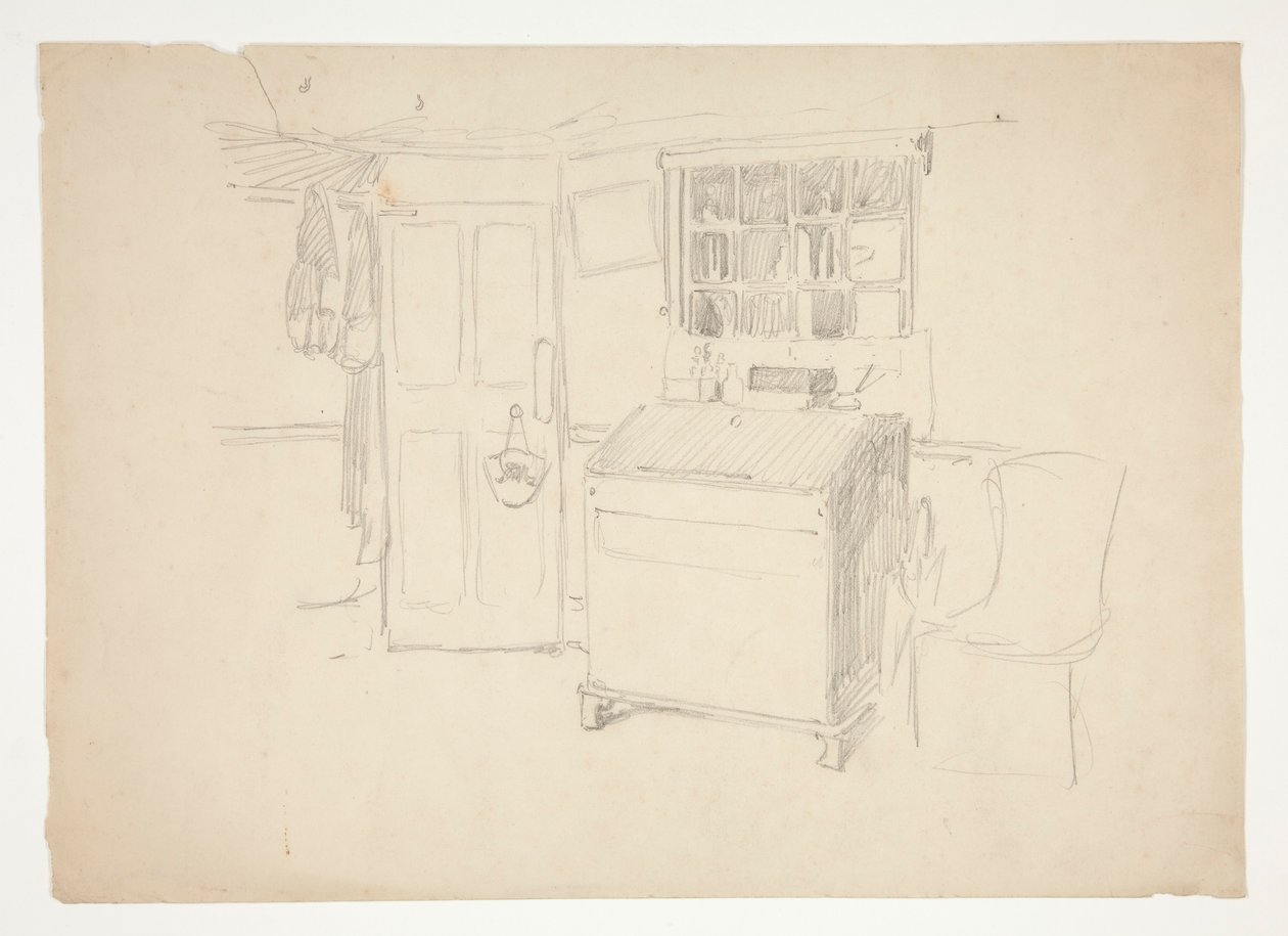 Interior Study by Edwin Austin Abbey