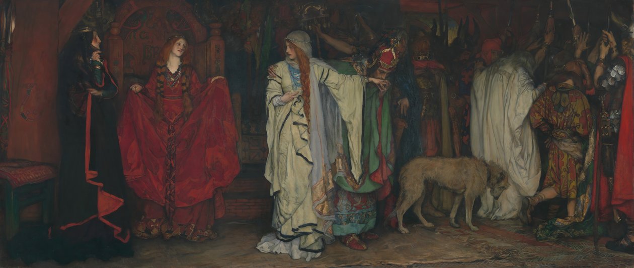 King Lear, Act I, Scene I by Edwin Austin Abbey