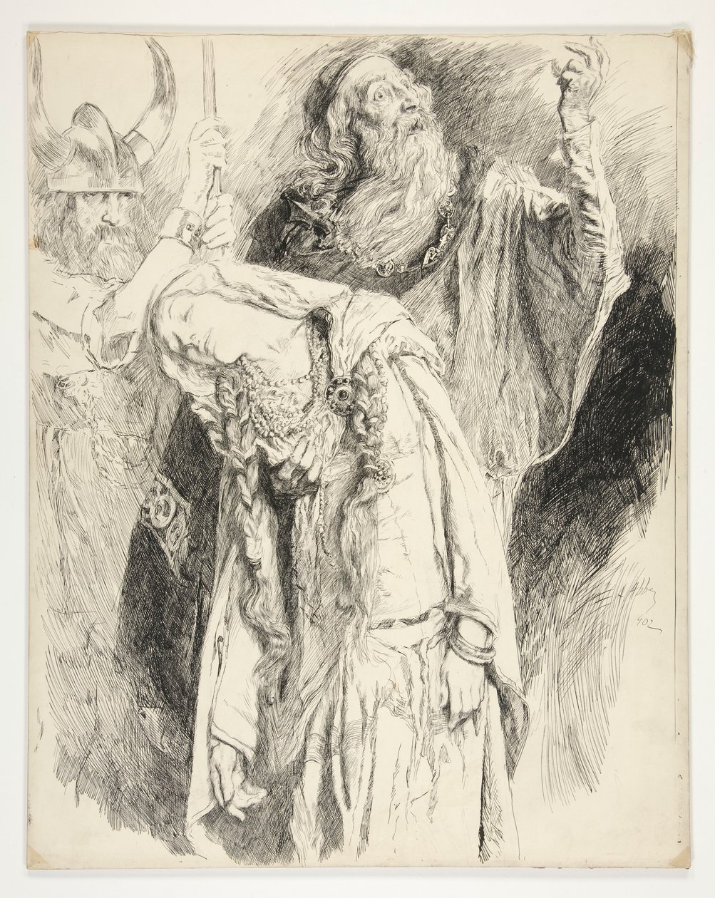 Lear with Cordelia Dead in His Arms, Act V, Scene iii, King Lear by Edwin Austin Abbey