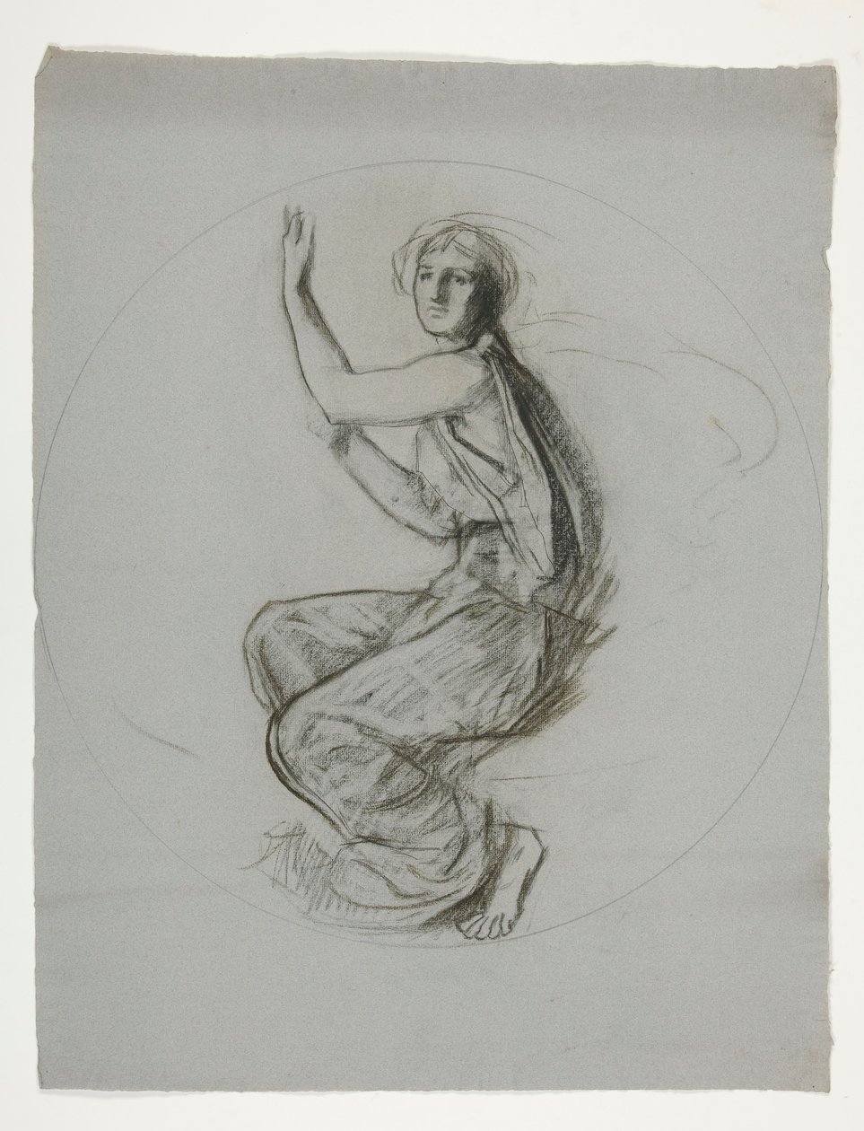 Medallion Study for Mural at the State Capitol Building in Harrisburg, Pennsylvania, 1902-1911 (completed by John Singer Sargent) by Edwin Austin Abbey