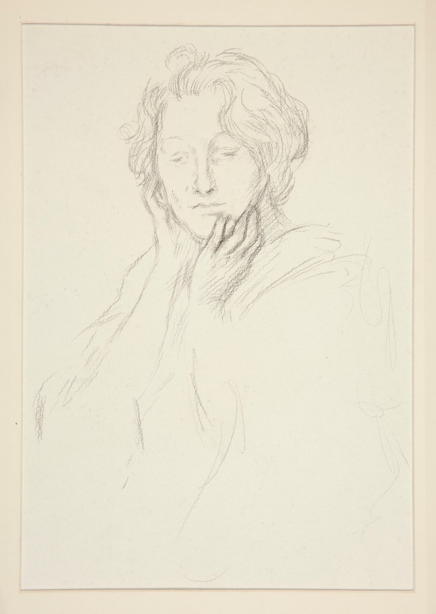 Portrait of Mrs. Abbey by Edwin Austin Abbey