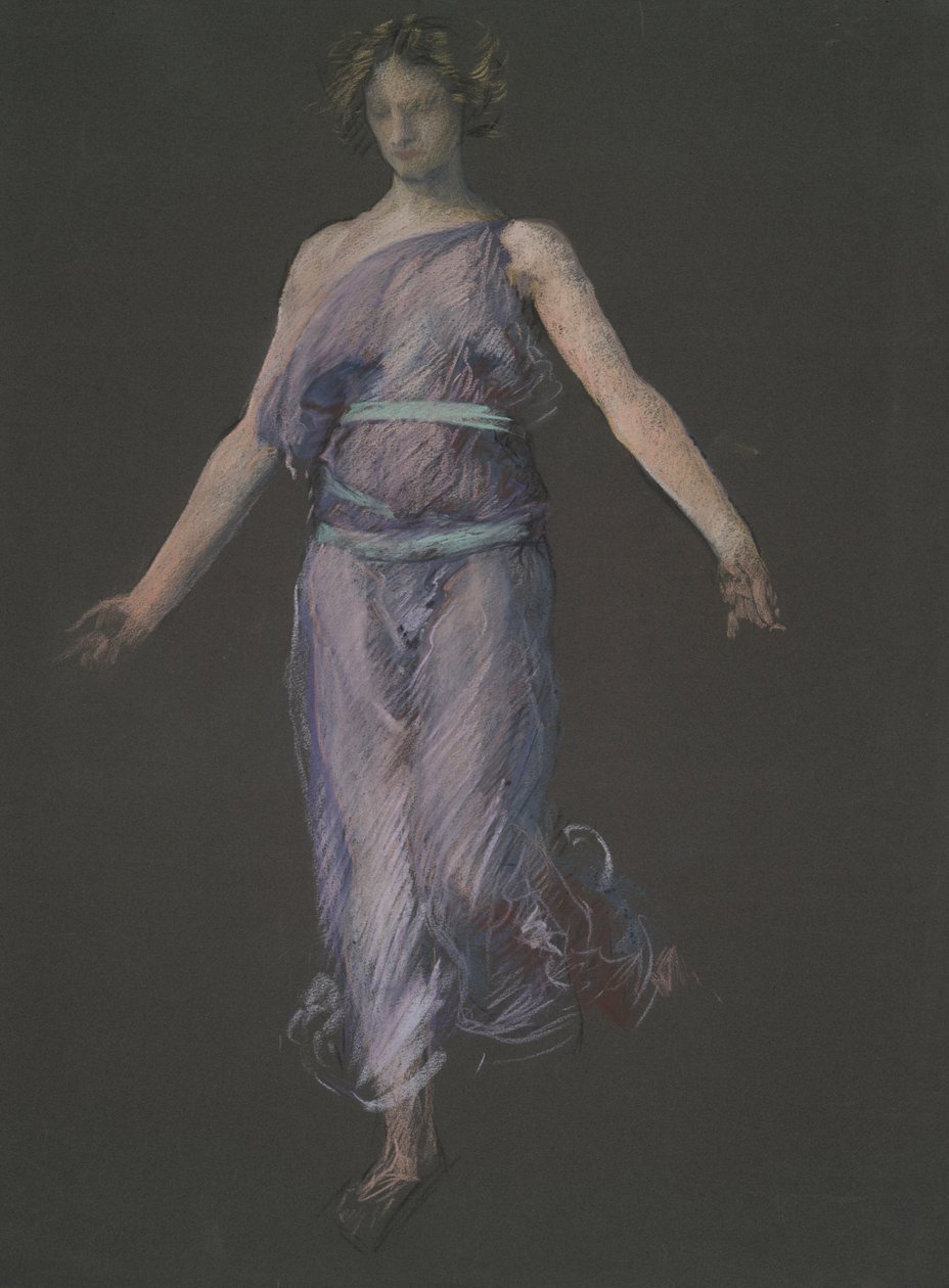 Possible Figure Study by Edwin Austin Abbey: Fine art print