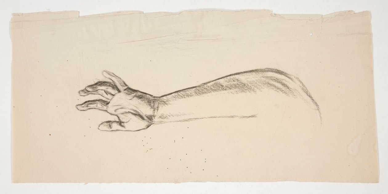 Sketch of an Arm and Hand by Edwin Austin Abbey