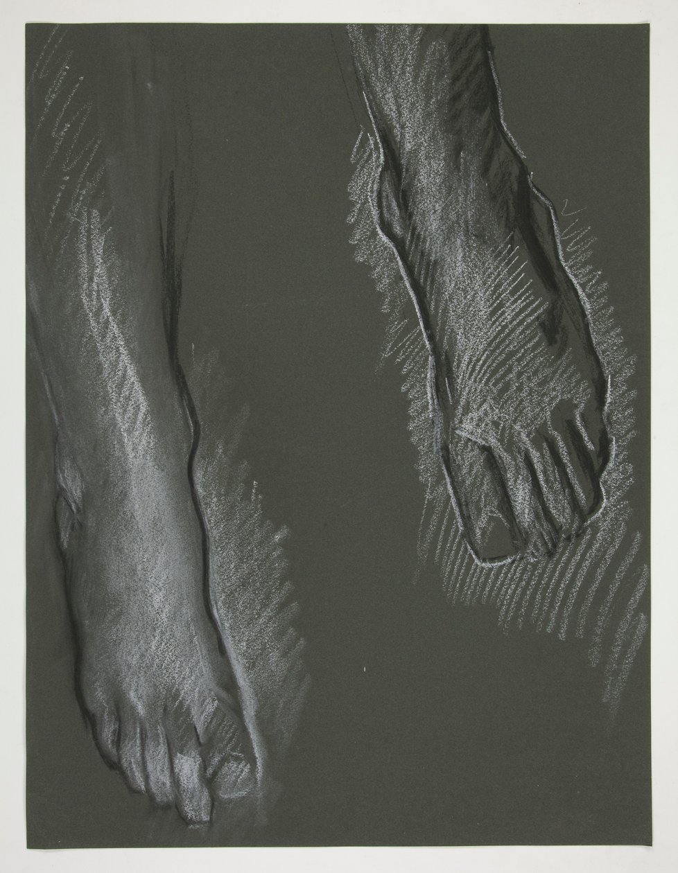 Sketch of Two Feet by Edwin Austin Abbey