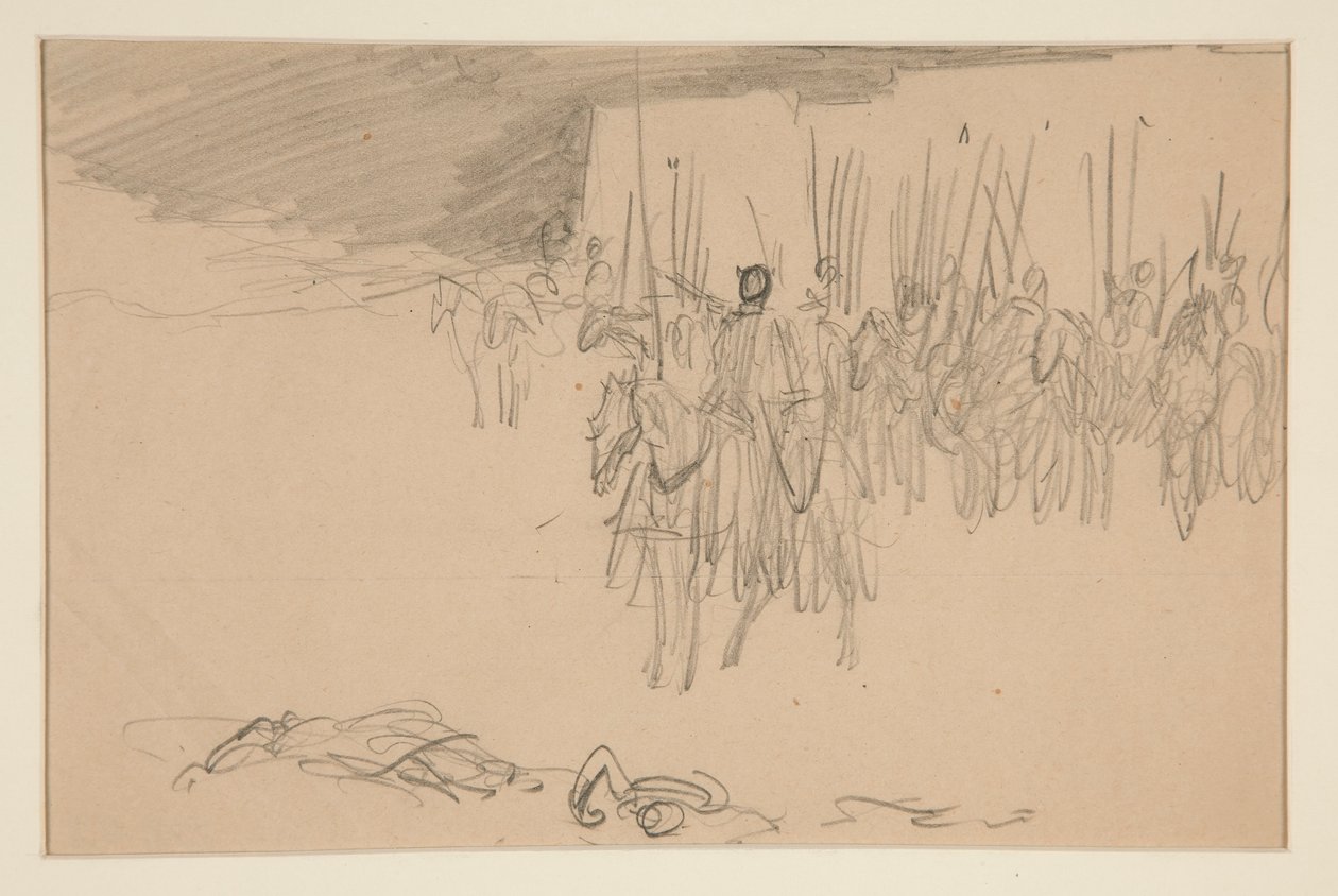 Soldier on Horseback by Edwin Austin Abbey