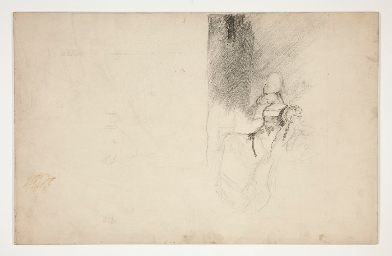 Study for Mariana, from Measure for Measure by Edwin Austin Abbey