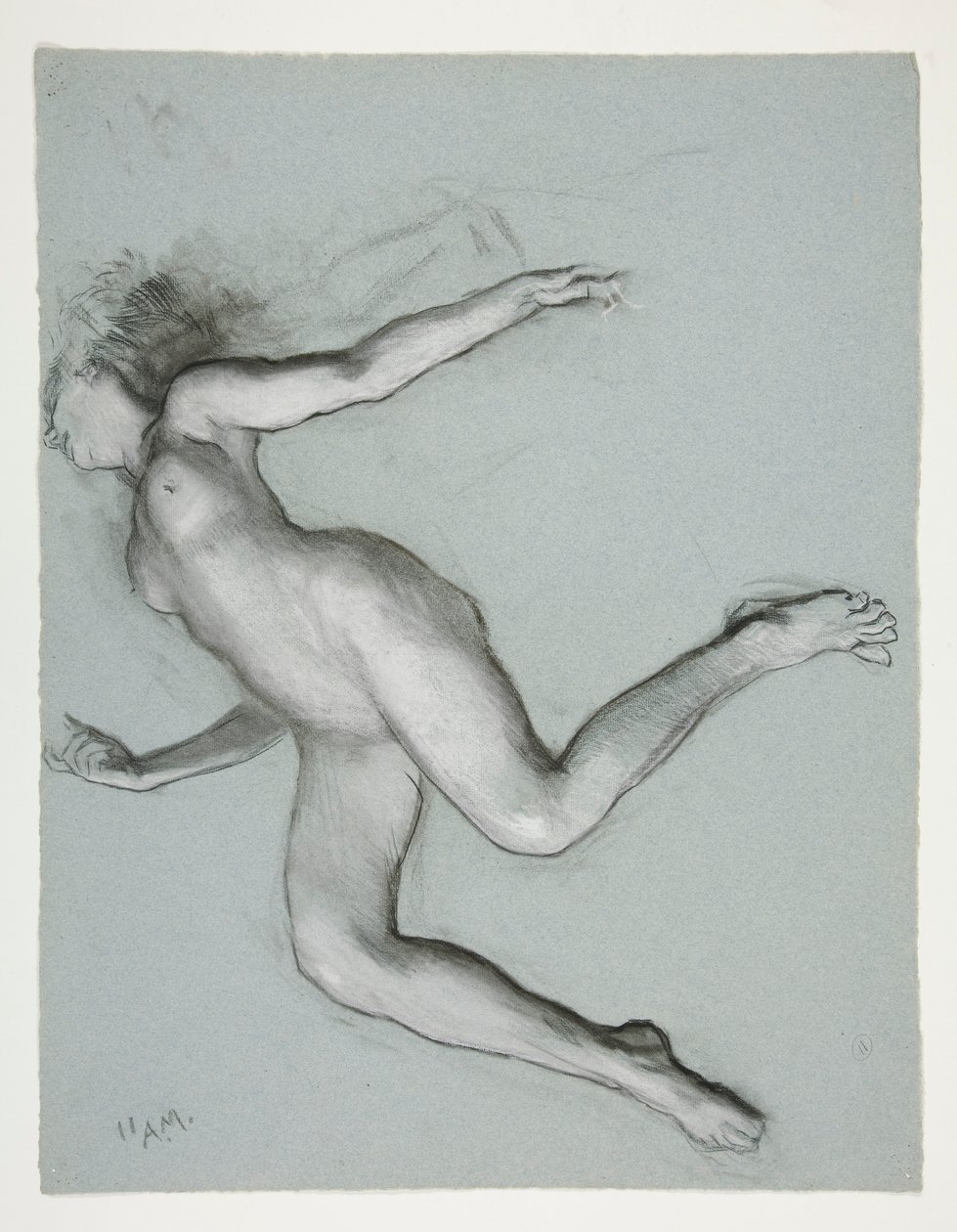 Study for Figure of 11 AM by Edwin Austin Abbey