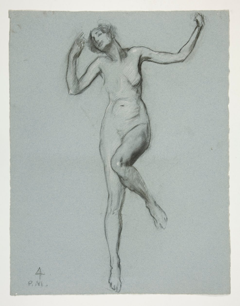 Study for Figure of 4 PM by Edwin Austin Abbey