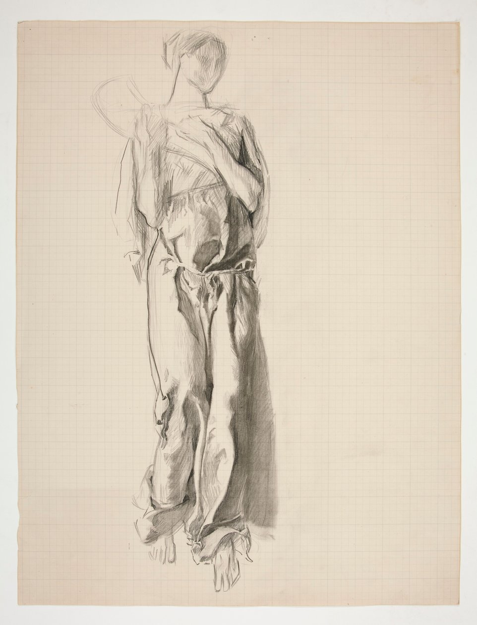 Study for Figure of Abundance in the Mural, Science Revealing the Treasures of the Earth, at the State Capitol Building in Harrisburg, Pennsylvania by Edwin Austin Abbey