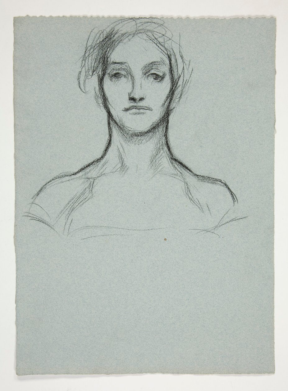 Study for Portrait of a Young Woman by Edwin Austin Abbey
