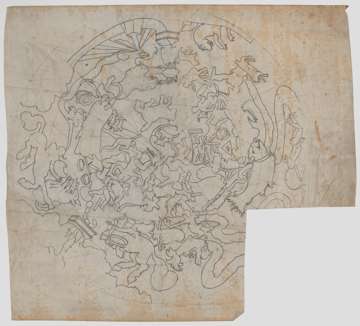 Study for the Background Signs of the Zodiac by Edwin Austin Abbey