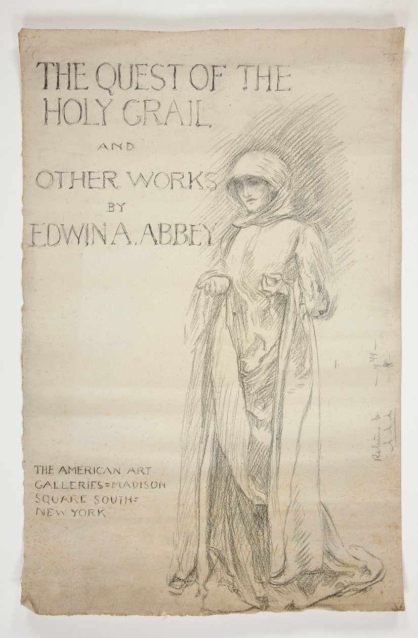 Study for the Opening Announcement of The Quest of the Holy Grail ...