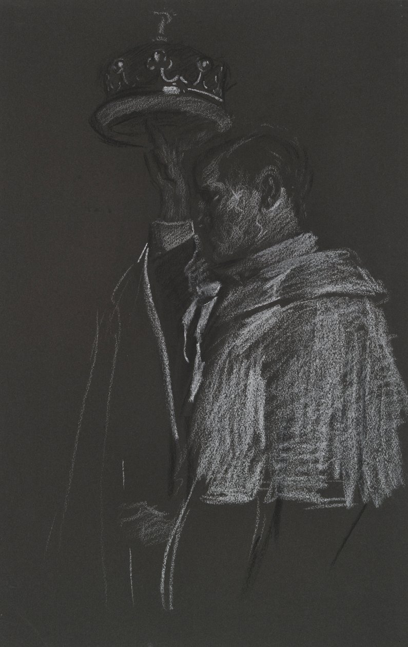Study of Peer for Coronation of Edward VII by Edwin Austin Abbey