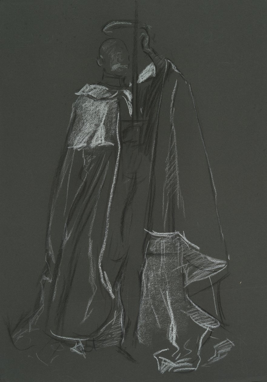 Study of Peer for Coronation of Edward VII by Edwin Austin Abbey