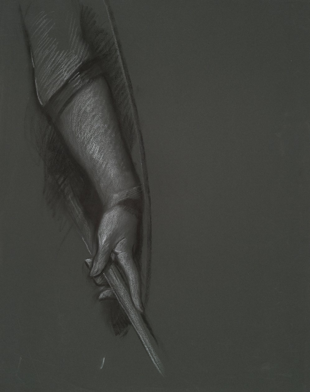 Study of an Arm Holding a Stick and Shield by Edwin Austin Abbey