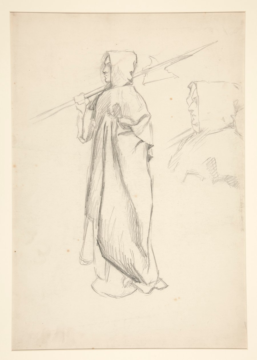 Study of Halberdier, from King Richard III by Edwin Austin Abbey