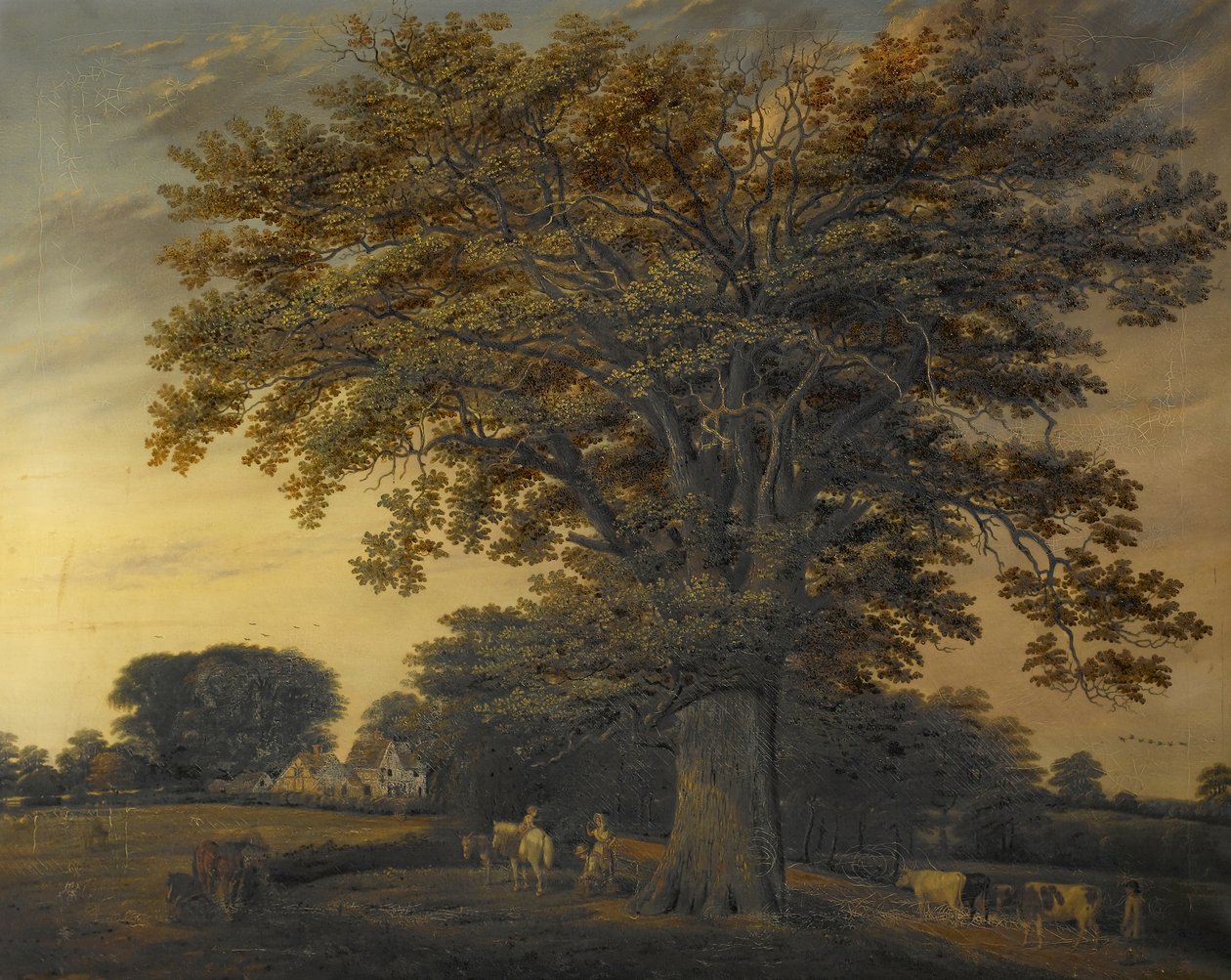 The Binley Oak, 1848 by Edwin Brown