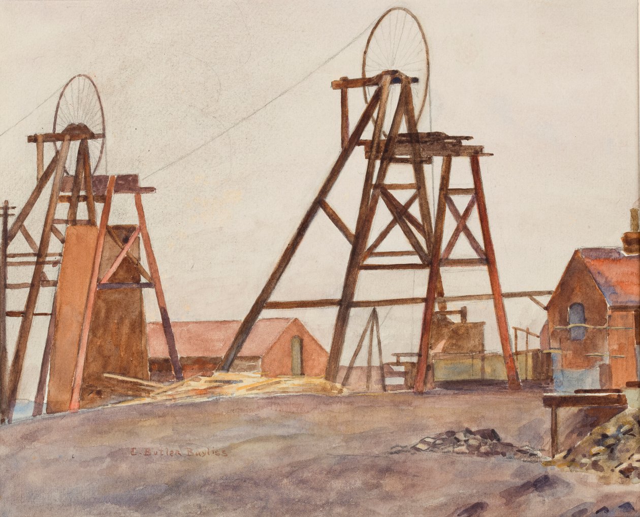 Pit wheels by Edwin Butler Bayliss