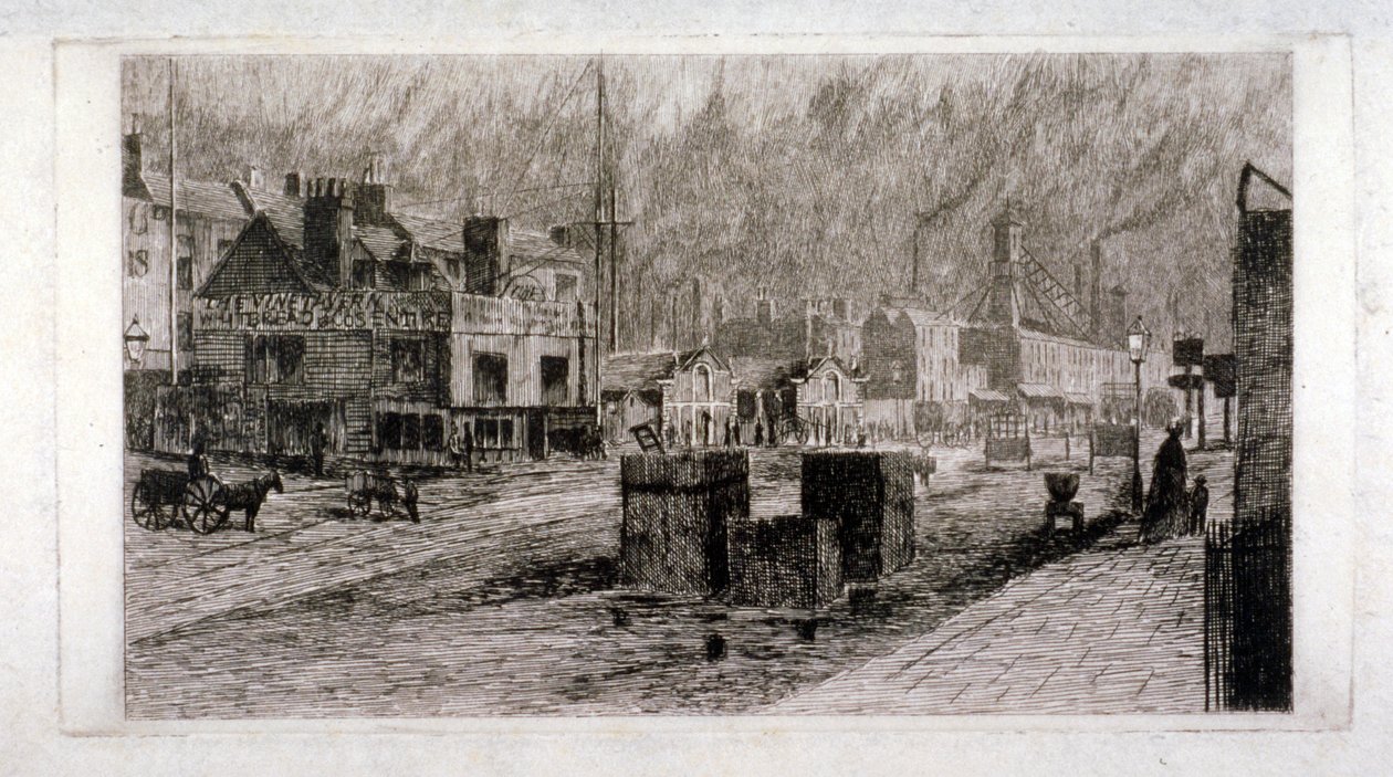 Vine Tavern, Mile End Road, Stepney, London by Edwin Edwards