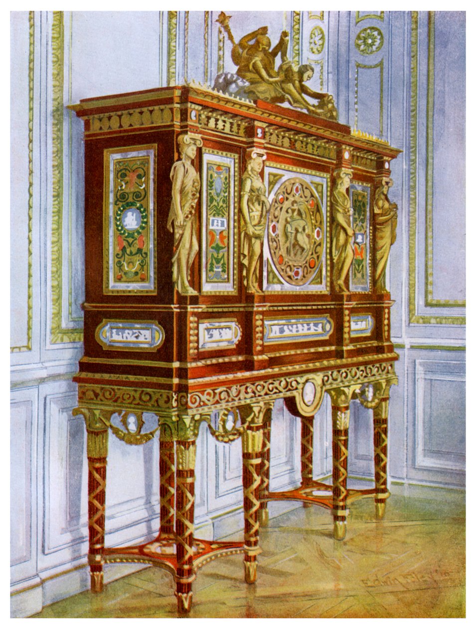 Jewel cabinet of Marie Antoinette, Versailles, France by Edwin Foley